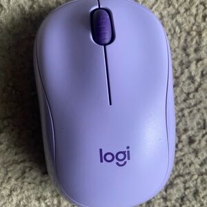 Logitech Purple Wireless Mouse